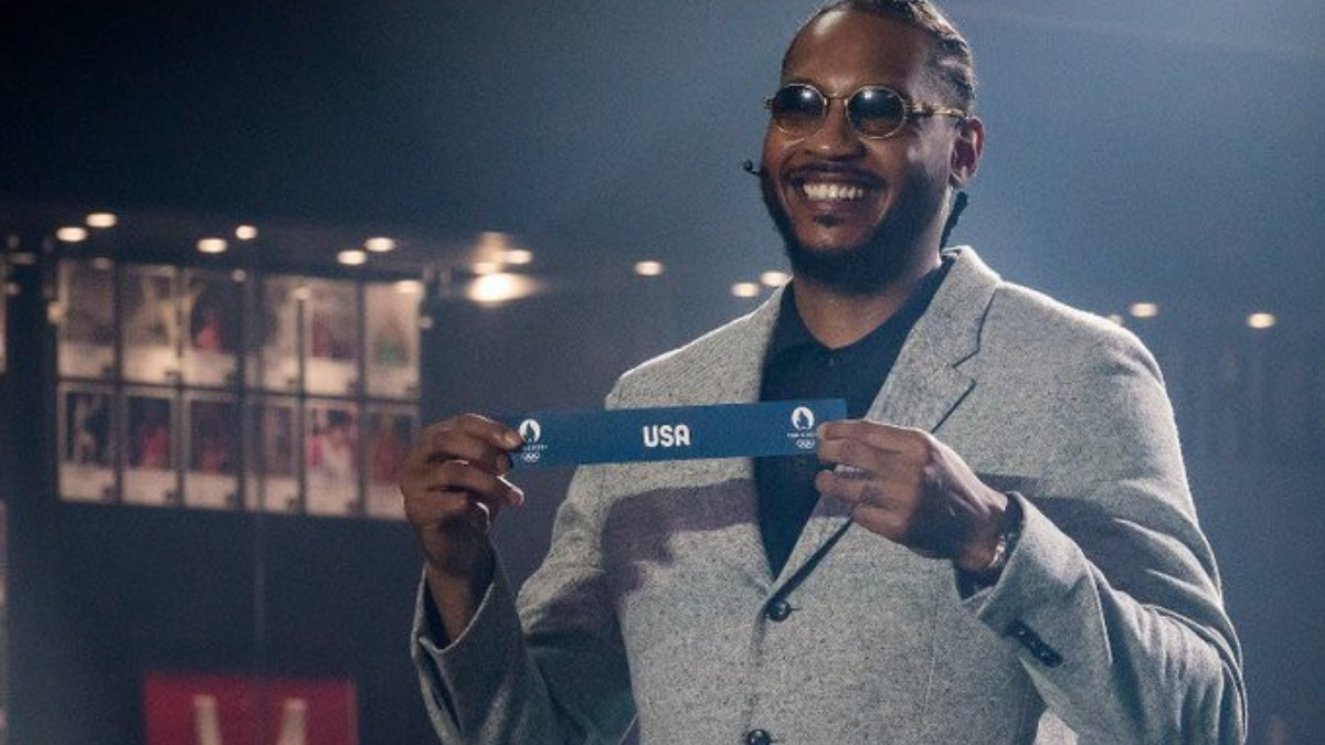 USA's three-time Olympic champion Carmelo Anthony.