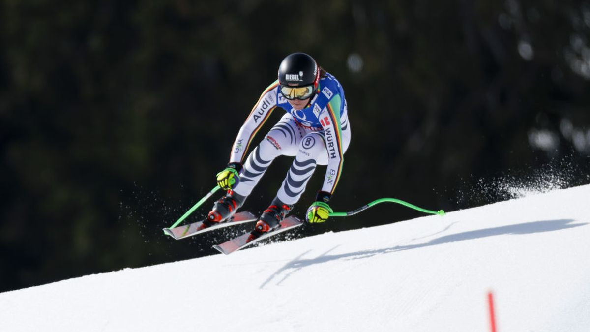 Germany's Kira Weidle at the 2024 Audi FIS Alpine Ski World Cup finals in Austria. GETTY IMAGES