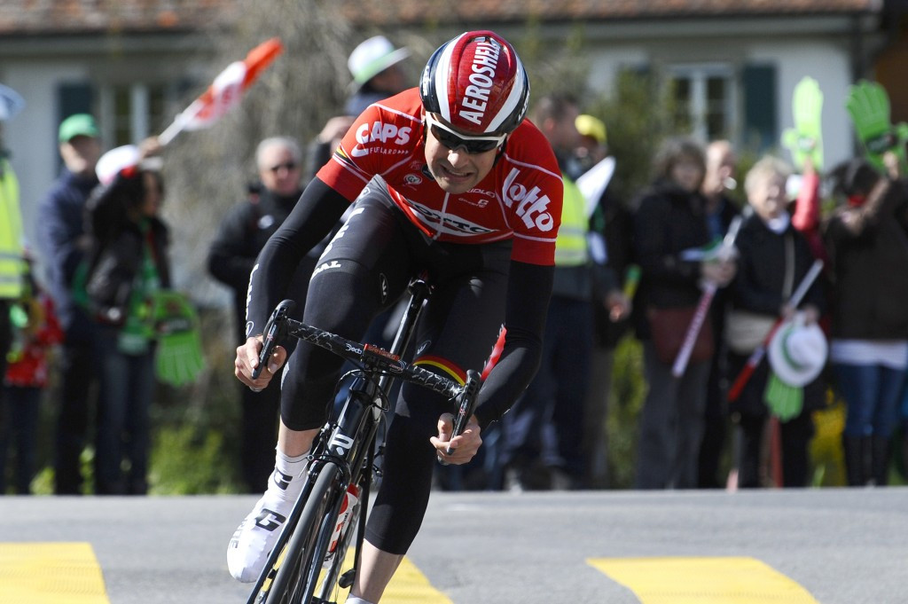 Sander Armee attempted to go solo to the finish but the Belgian was caught with 12km to go
