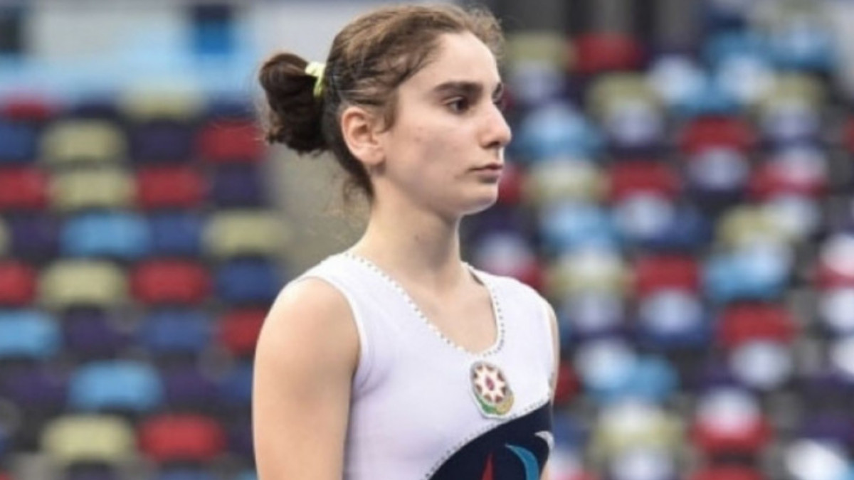 Selcan Mahsudova wins Azerbaijan's first Olympic trampoline spot. ARMOK