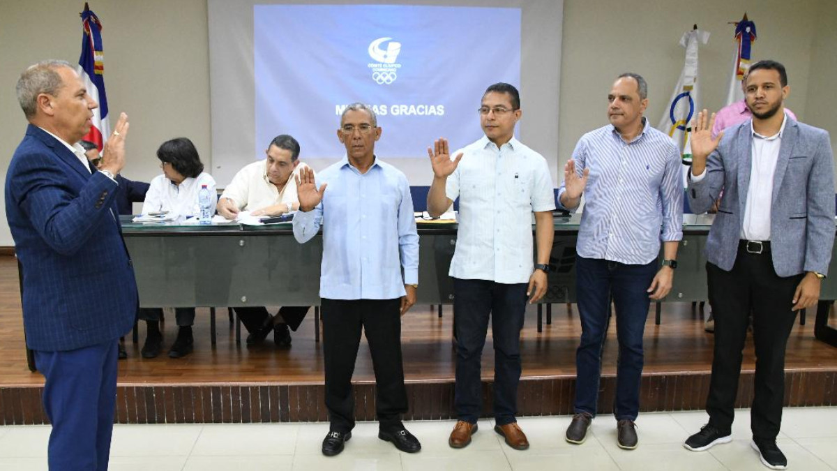 Dominican Olympic Committee swears in new members. COLIMDO