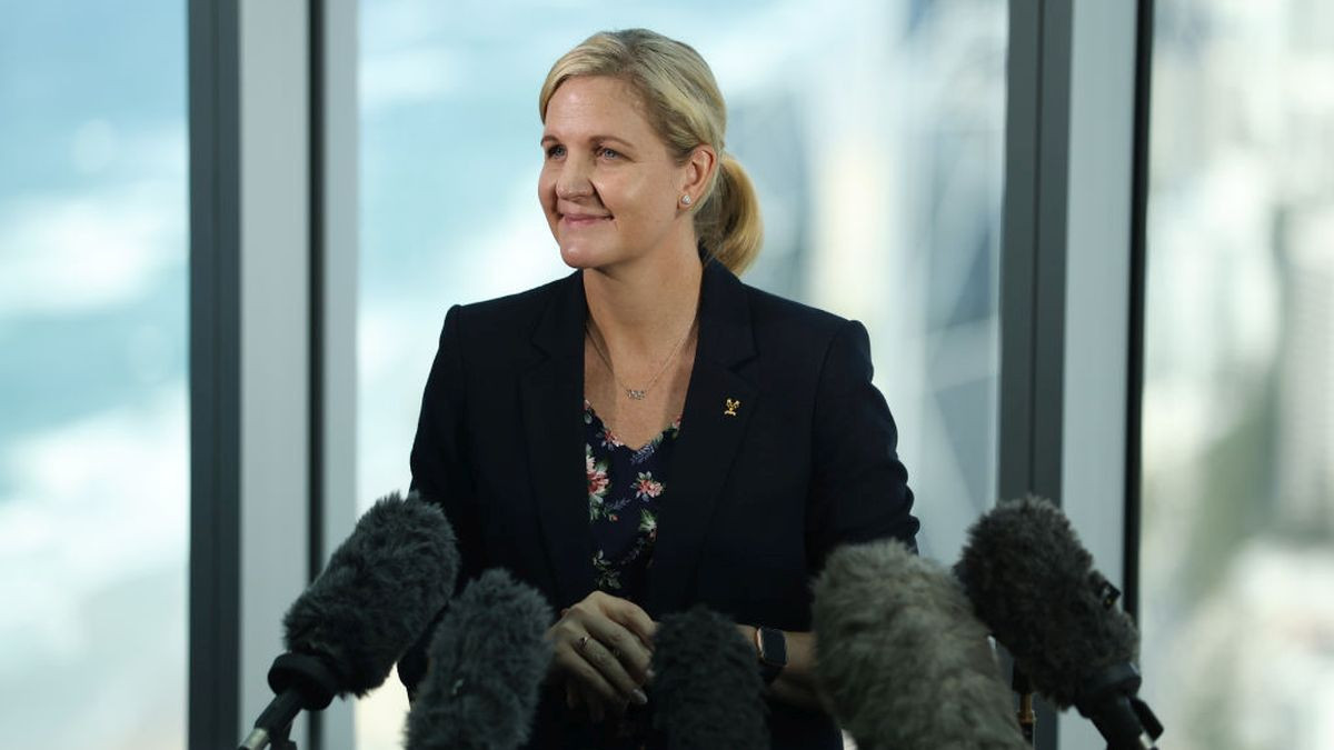 Chair of the Brisbane 2032 Coordinating Commission Kirsty Coventry. GETTY IMAGES
