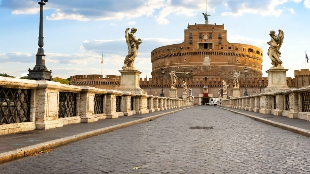 The Castel Sant'Angelo is an iconic monument in Rome. EUROPEAN ATHLETICS