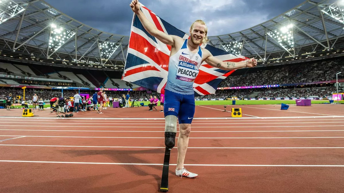 Double Paralympic champion Jonnie Peacock. GETTY IMAGES