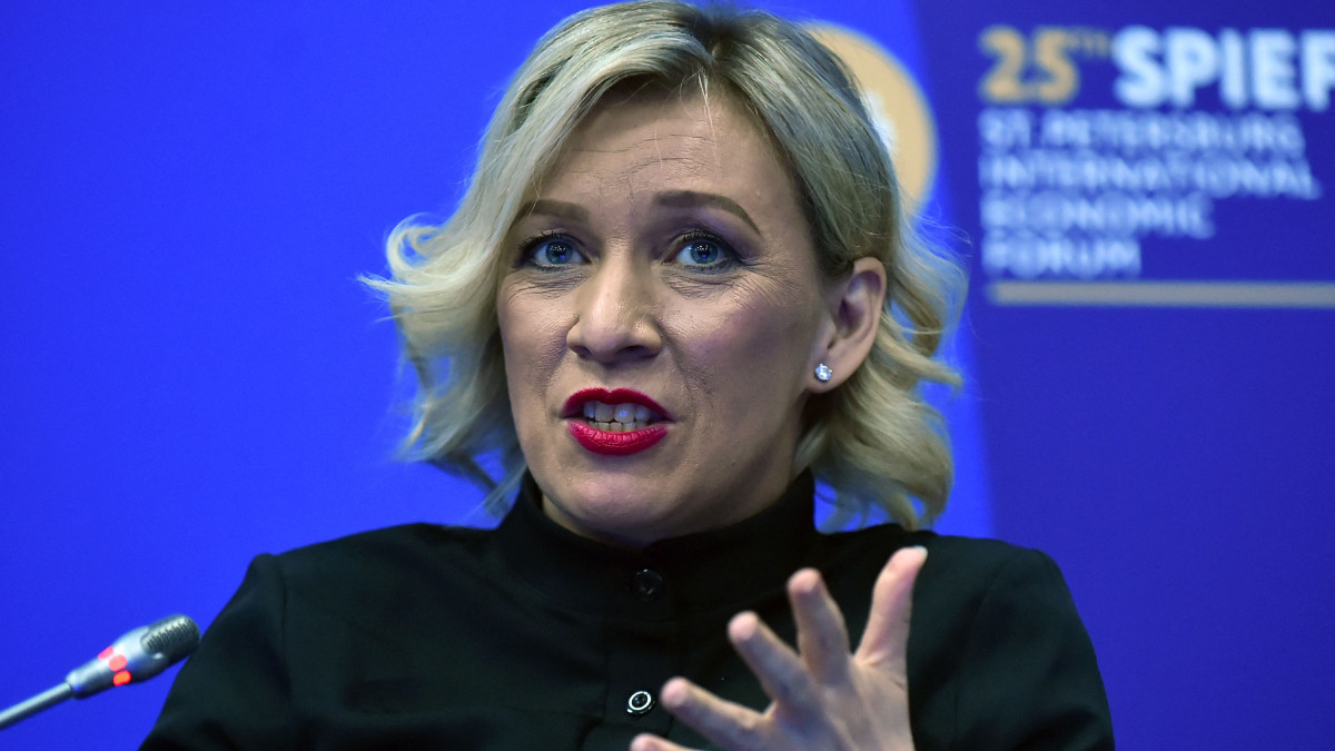 Russian Foreign Ministry spokeswoman Maria Zakharova. GETTY IMAGES