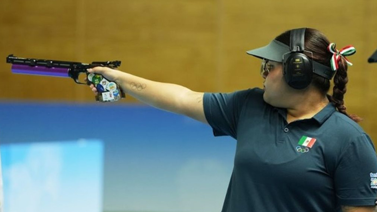 Andrea Ibarra Miranda, world-ranked four in the women's 10 m air pistol. ISSF