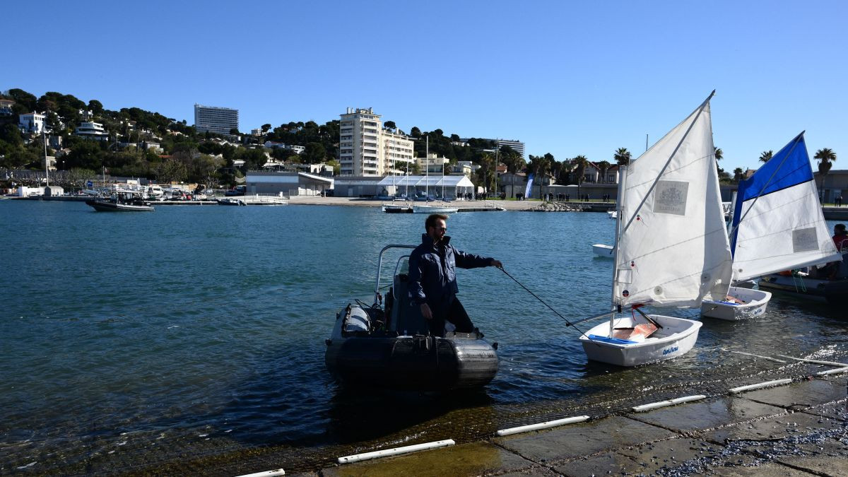 The marina in Marseille will be the sailing venue for Paris 2024. GETTY IMAGES