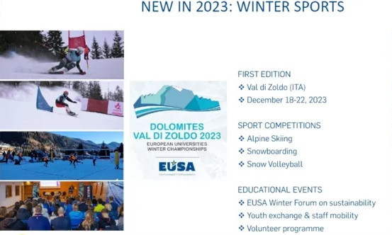 EUSA was able to lead a packed 2023 for winter sports. EUSA