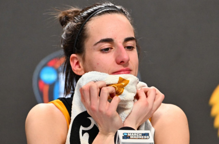 Rising star Caitlin Clark loses college title before going No 1 in WNBA draft
