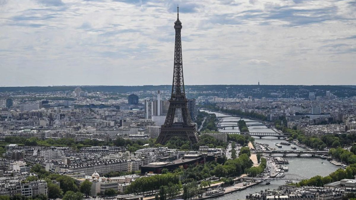 The iconic river Seine on the French capital will be the site of several Olympic swimming events. GETTY IMAGES