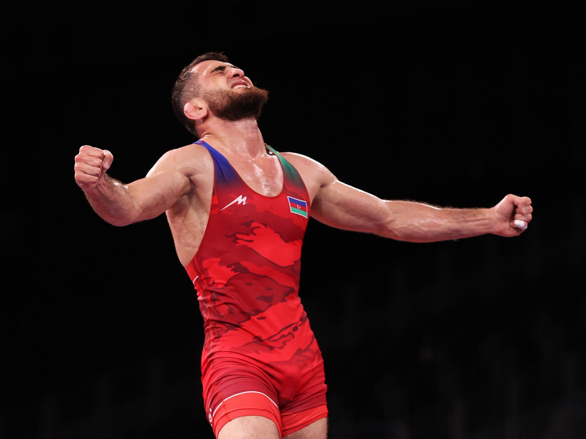 Azerbaijan secures full freestyle wrestling team for Paris 2024. GETTY IMAGES