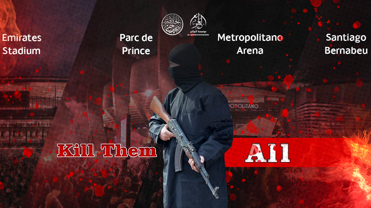 Islamic State threatens terrorist attacks: Champions League and Paris 2024