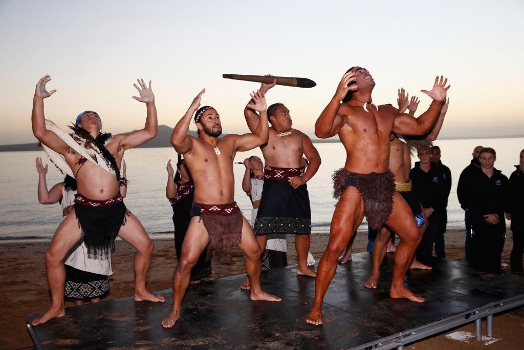 New Zealand marked the occasion with a traditional Maori haka ©Getty Images