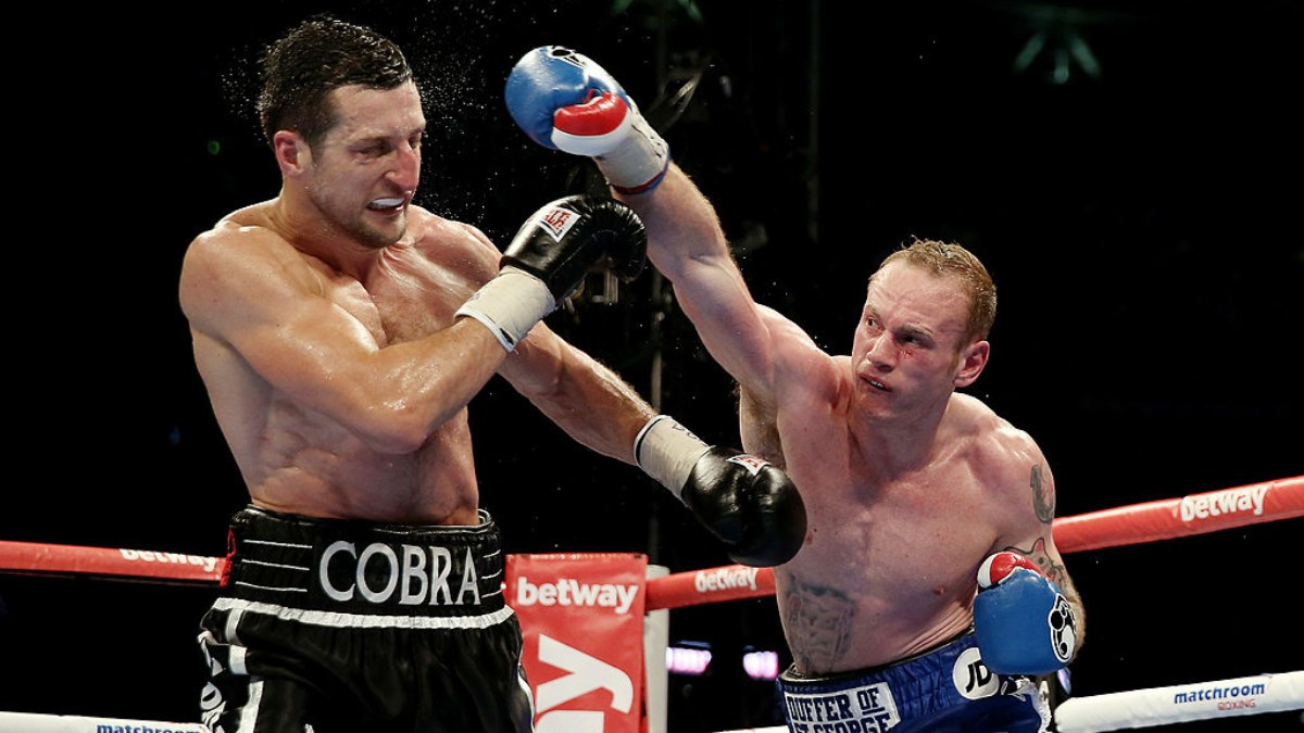 Groves was very tough, but he couldn't handle Froch. GETTY IMAGES