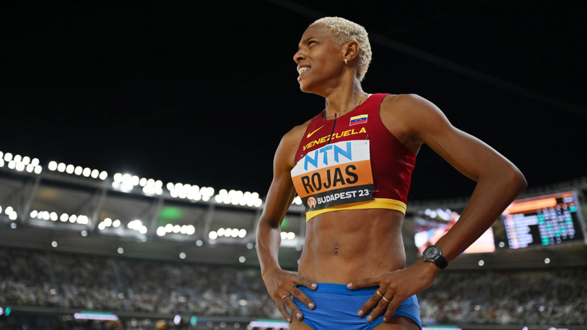 Paris 2024: Triple jump gold medallist Yulimar Rojas withdraws. GETTY IMAGES