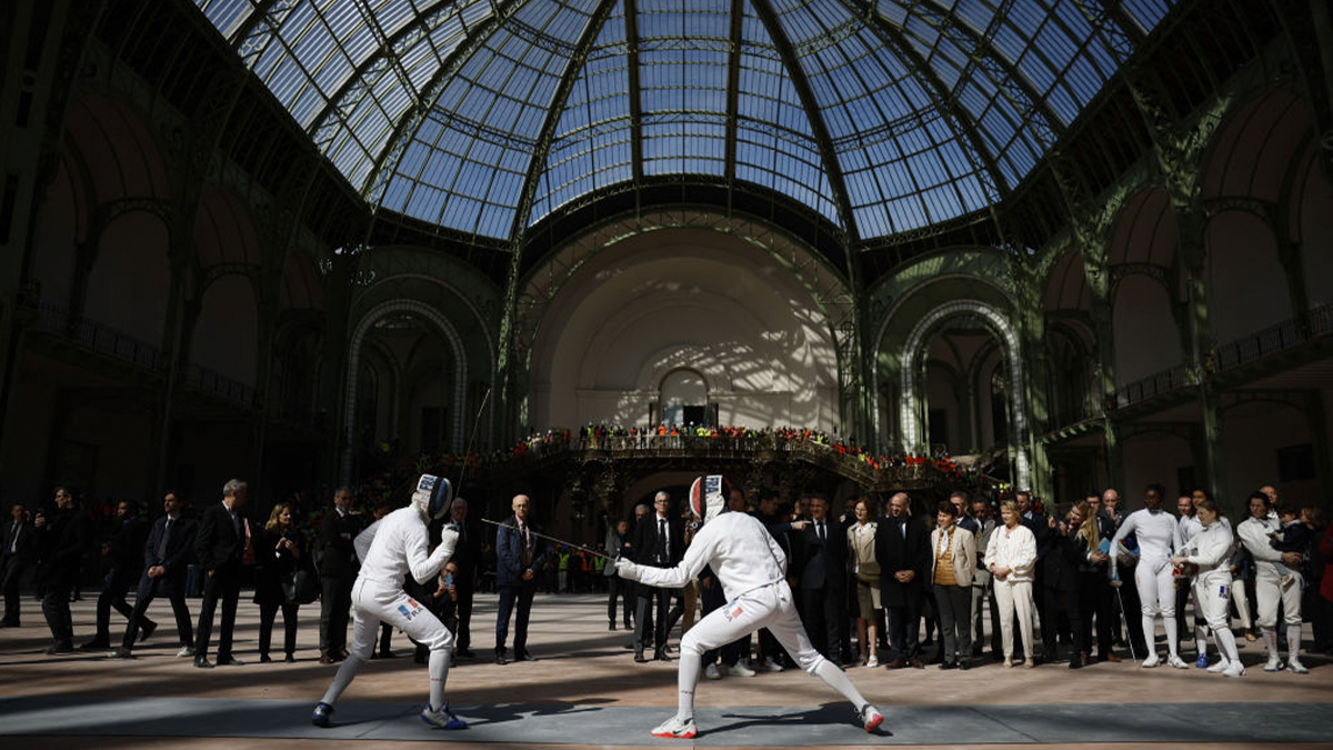 Paris 2024: Grand Palais ready to host the Olympics. GETTY IMAGES