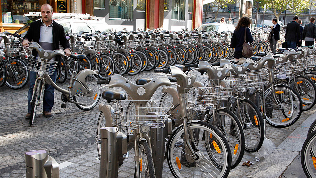 Paris is embarking on a 'bicycle transformation'. GETTY IMAGES