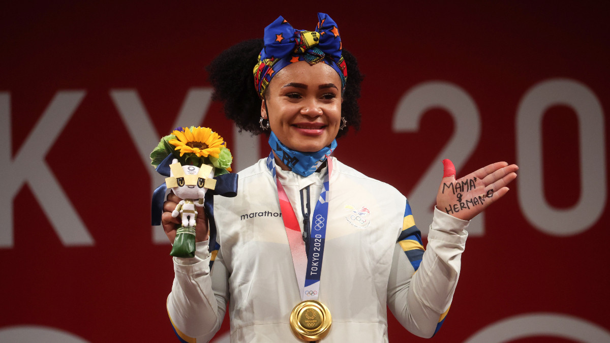Neisi Dajomes will try to claim her second Olympic medal in Paris. GETTY IMAGES
