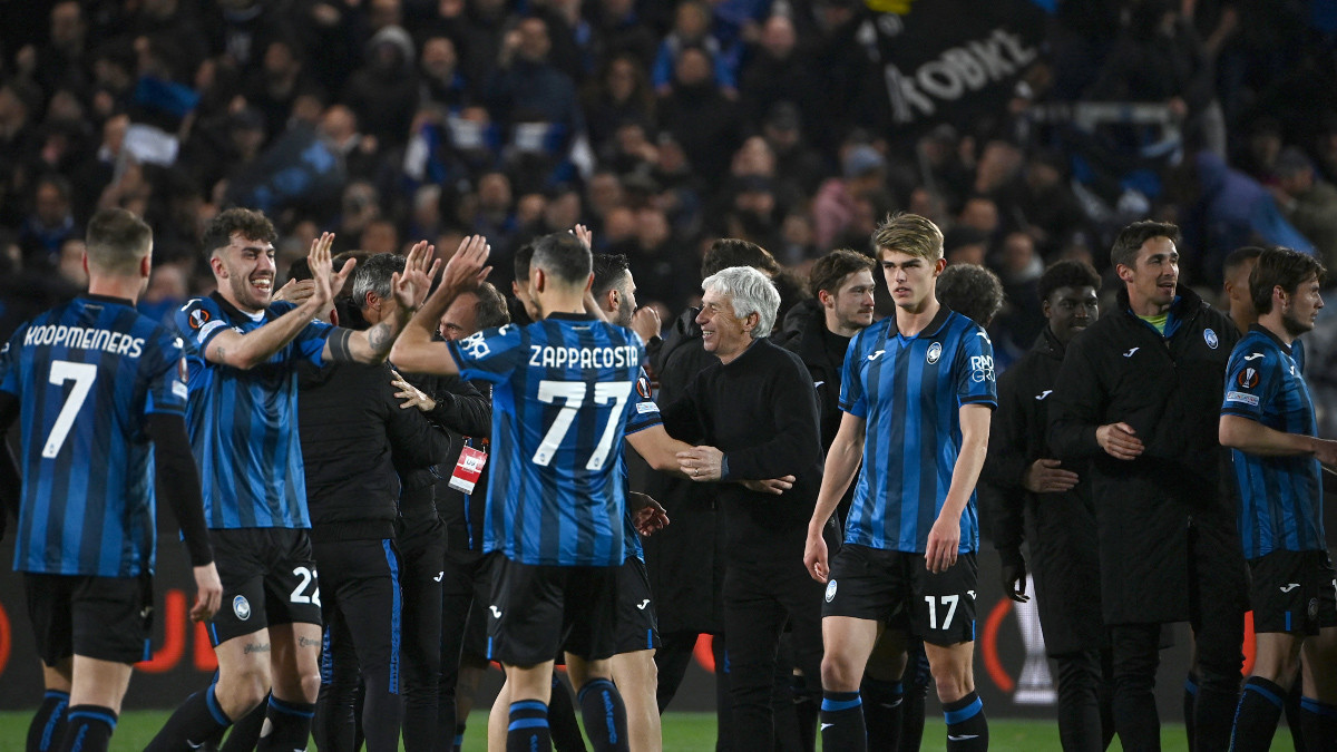 Atalanta's Europa League win over Liverpool helped secure Italy an extra Champions League berth. GETTY IMAGES