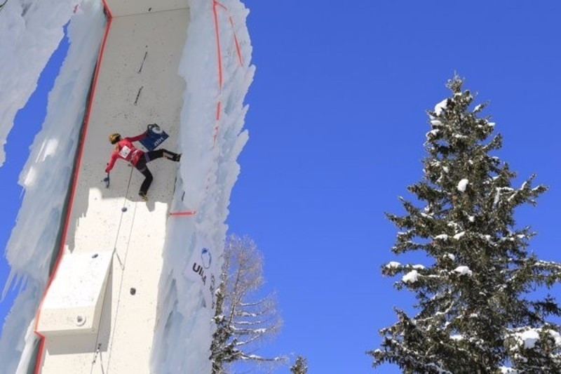 Ice climbing is hoping to be on the programme at the Beijing 2022 Winter Olympics ©UIAA