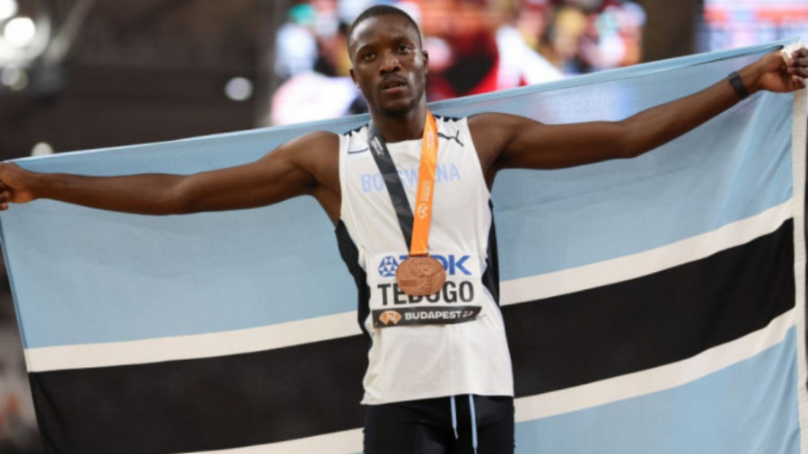 Botswana prodigy Tebogo targets 100m and 200m gold at Paris 2024. GETTY IMAGES