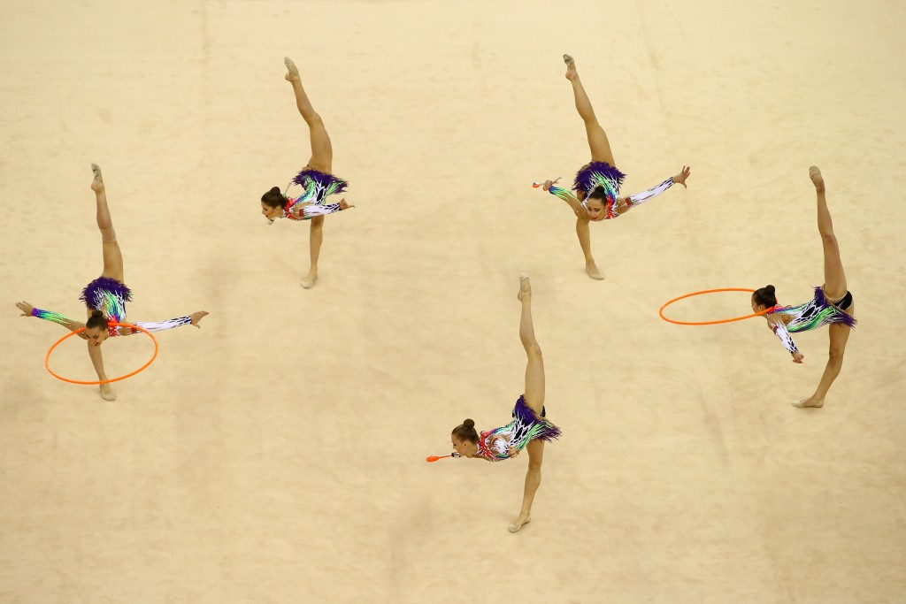 Gymnastics, in which competition took place in all five disciplines at Baku 2015, is one sport due to be affected by the proposal ©Getty Images
