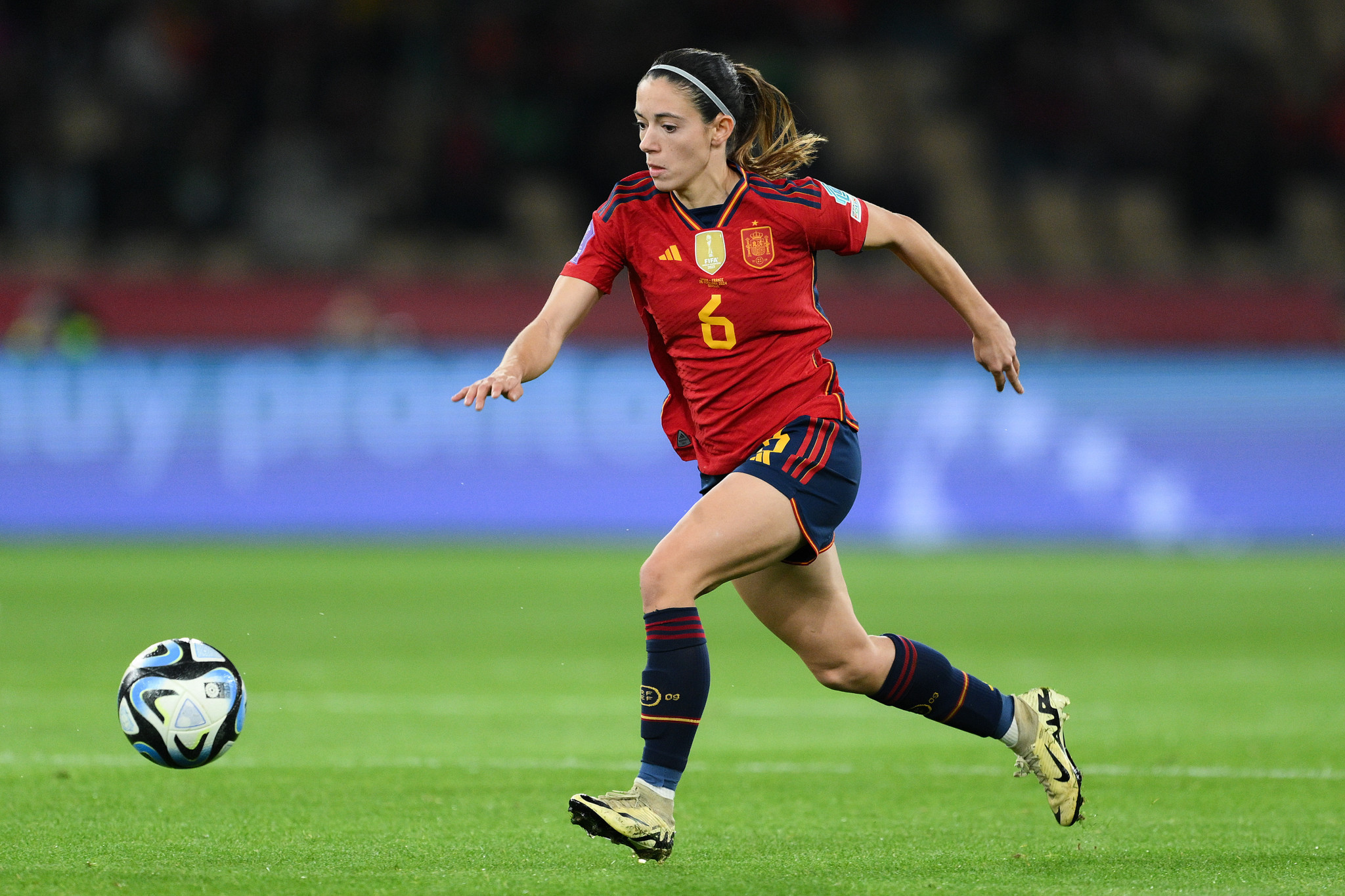 Aitana Bonmati, playing with Spain. GETTY IMAGES