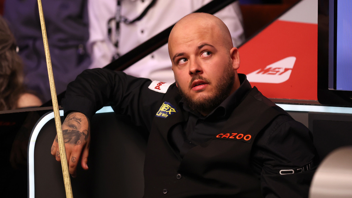 Defending champion Luca Brecel crashes out in World Snooker opener. GETTY IMAGES