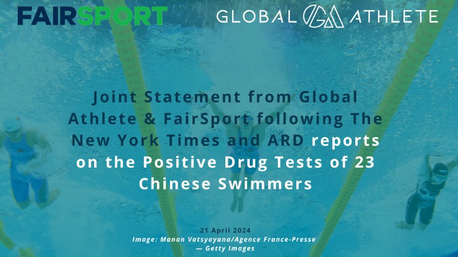 Global Athlete demands answers from WADA over Chinese doping case