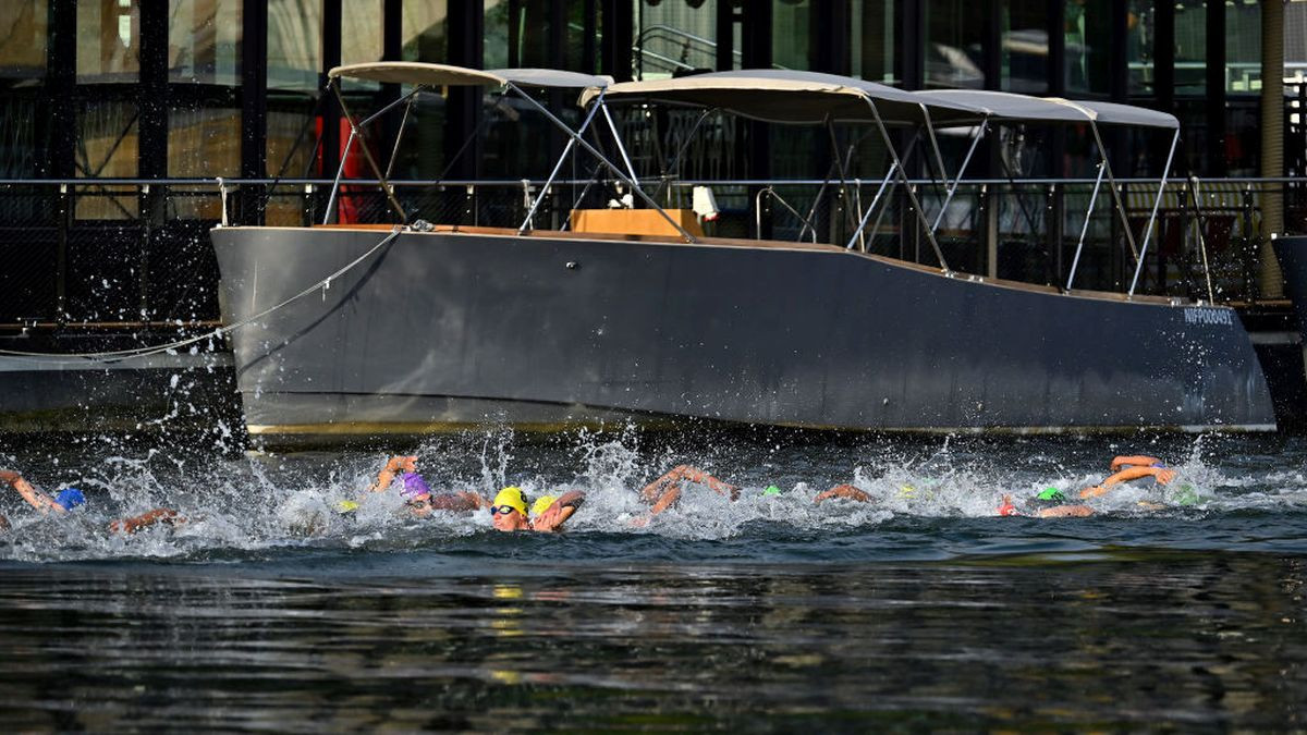 Open water, triathlon and marathon swimming tests will be held on the Seine. GETTY IMAGES