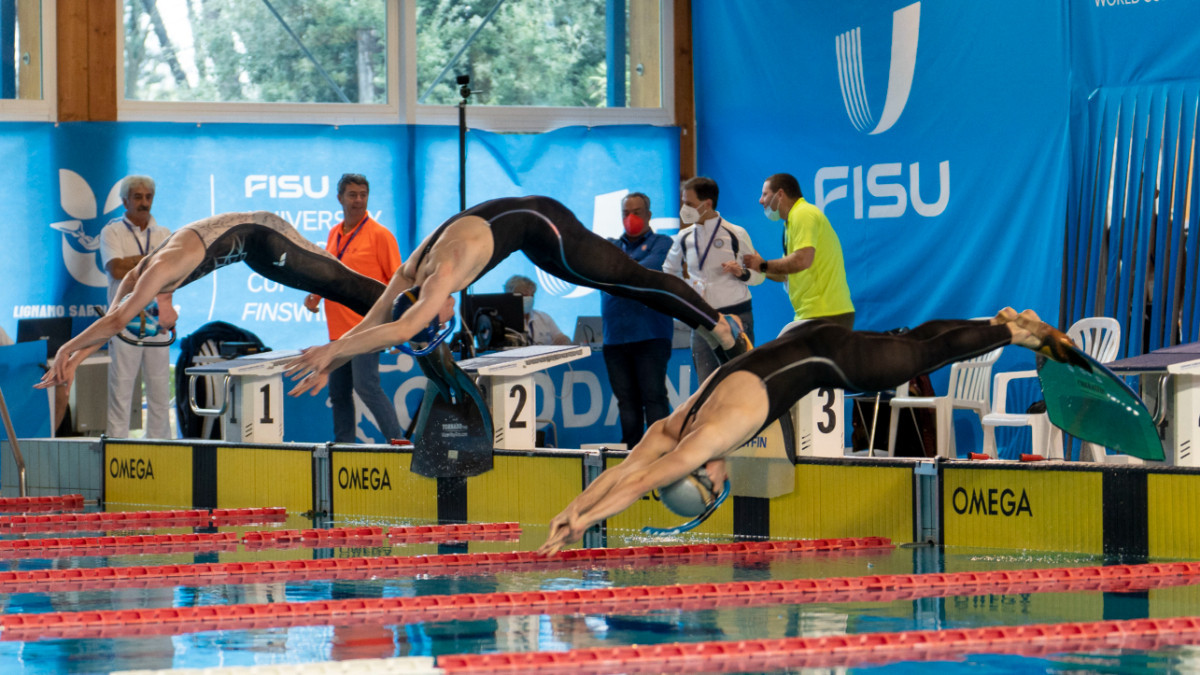 Pereira is set for the FISU World University Championships Finswimming. FISU