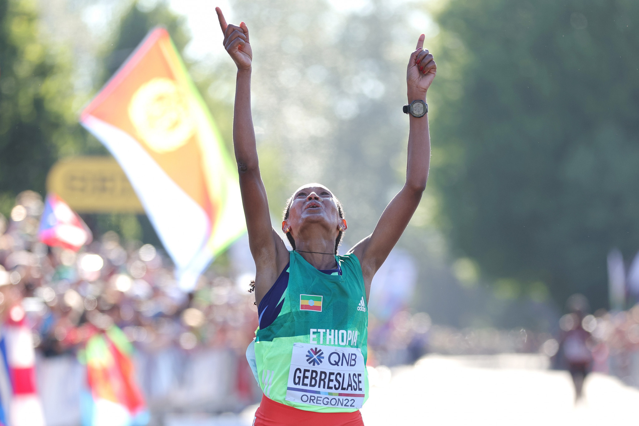 Gebreslase has yet to qualify for the Paris 2024 Olympic Games in the marathon. GETTY IMAGES