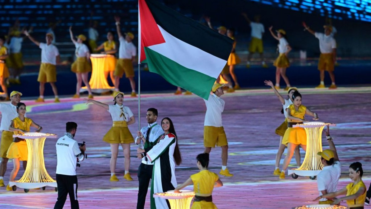 The Palestinian delegation could be made up of between six and eight athletes. GETTY IMAGES