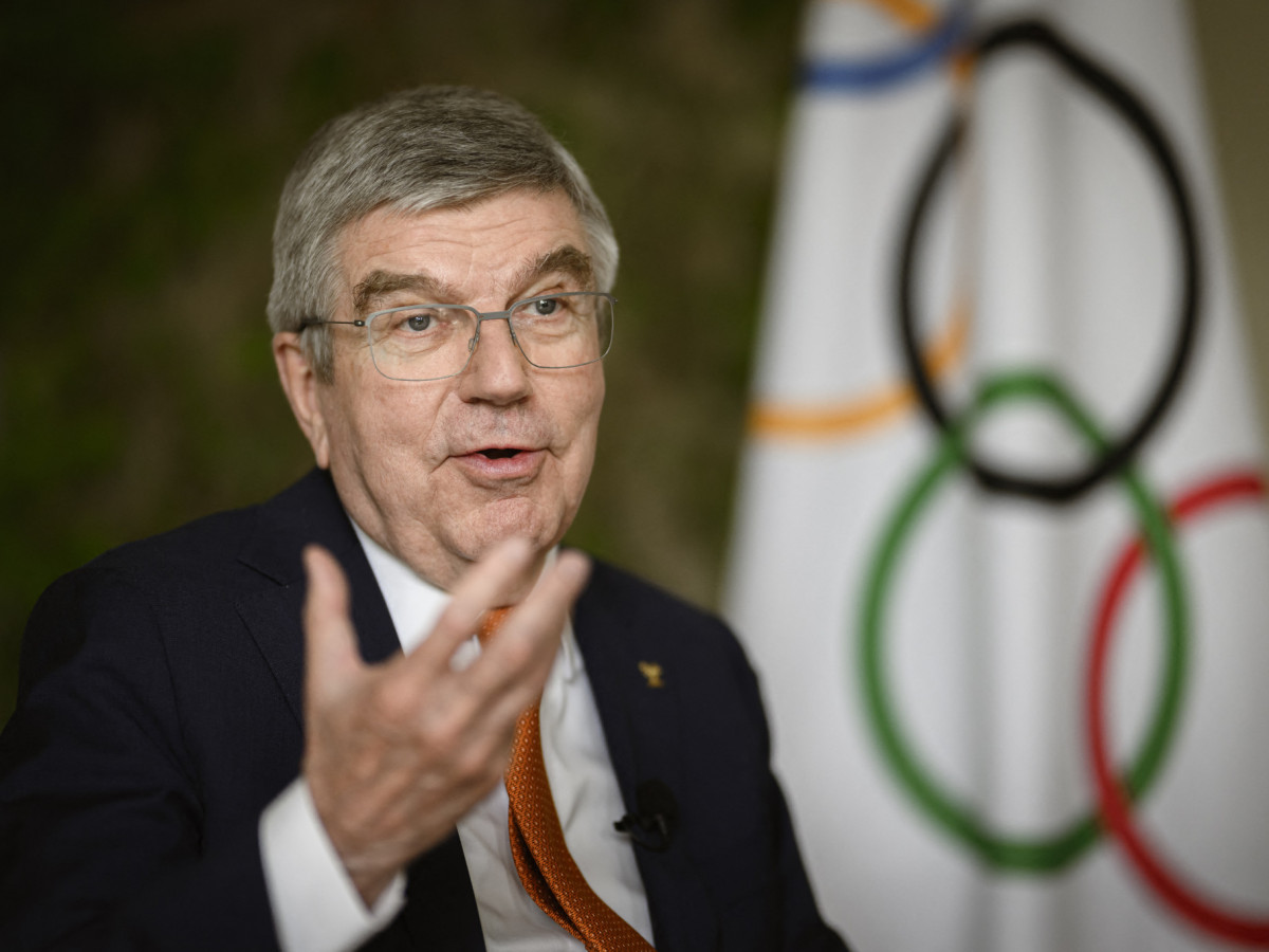 IOC President Thomas Bach at the IOC headquarters in Lausane. GETTY IMAGES
