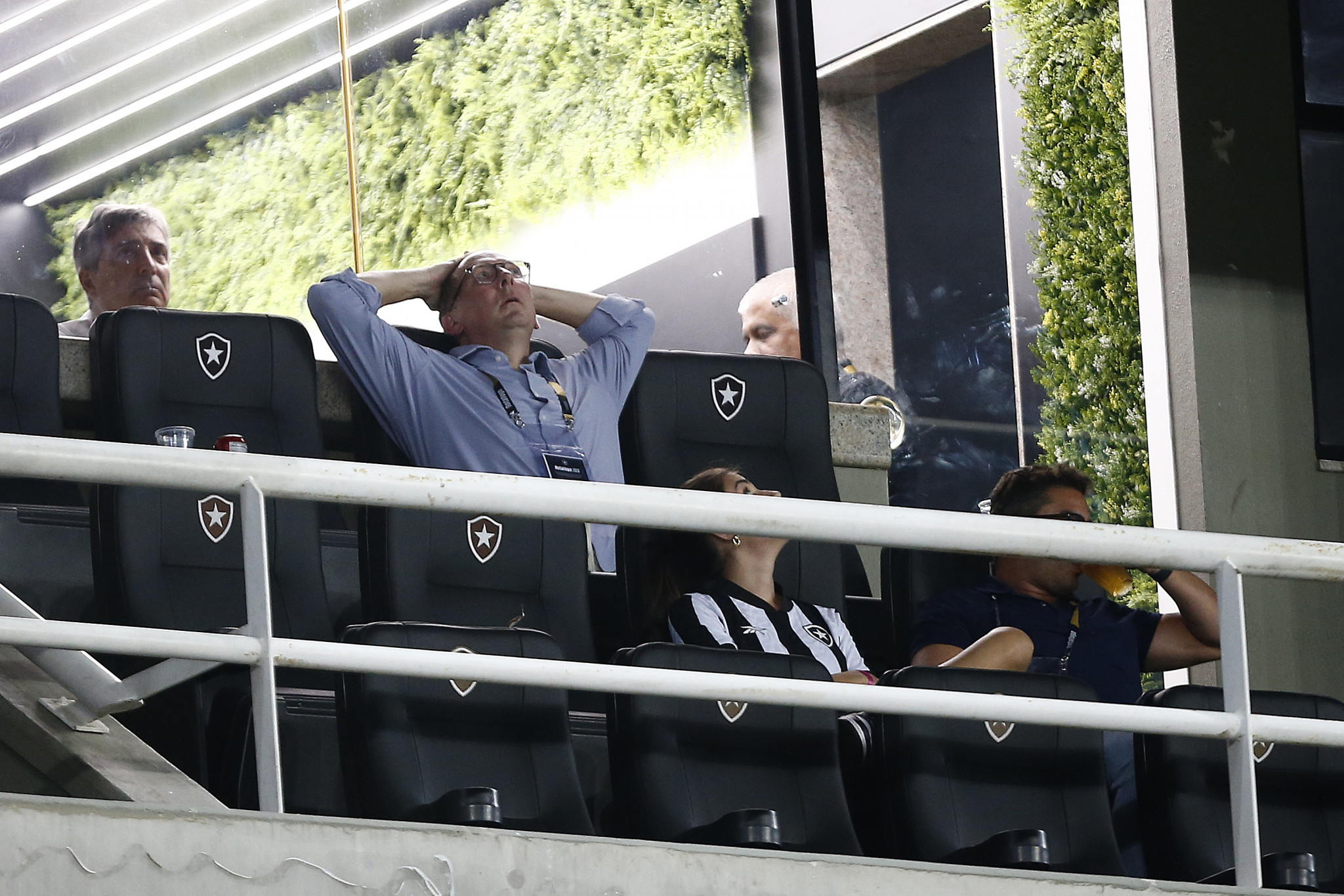 President John Textor of Botafogo reacts during the match between Botafogo and Cruzeiro on December 2023 in Rio de Janeiro. GETTY IMAGES