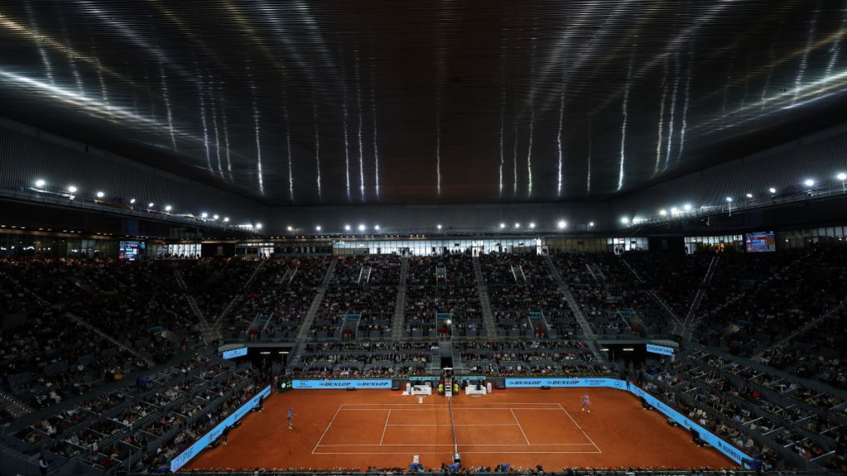 Madrid's Caja Magica with closed roof. GETTY IMAGES