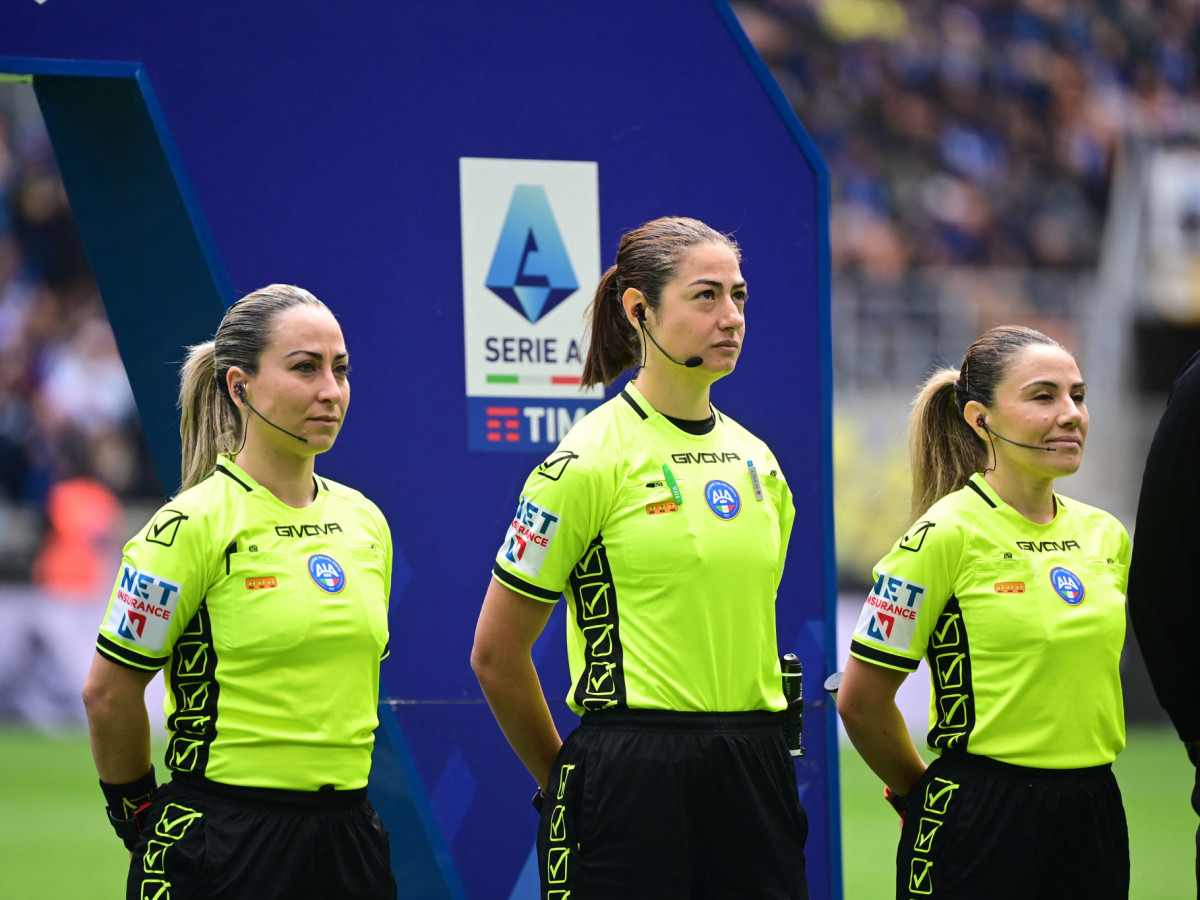 All-female team referee Serie A match for first time
