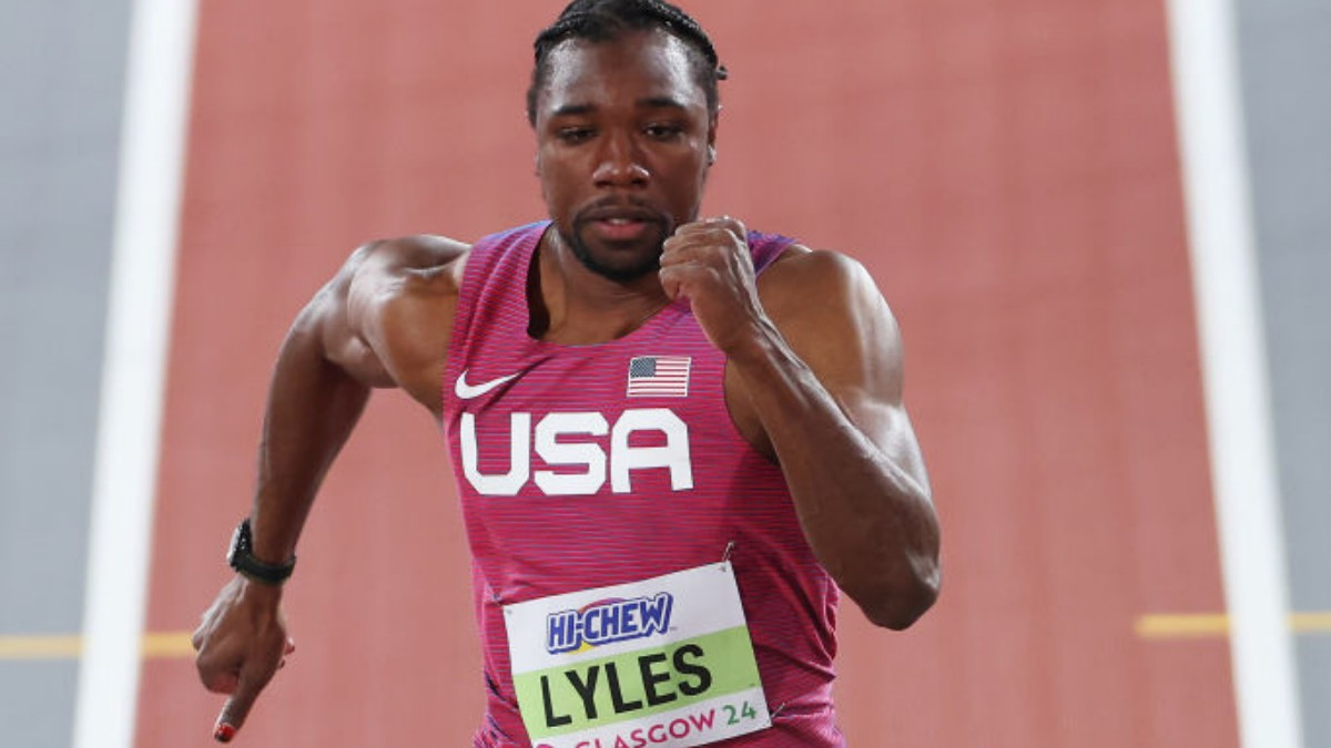 Lyles at high level two months before Paris 2024. GETTY IMAGES