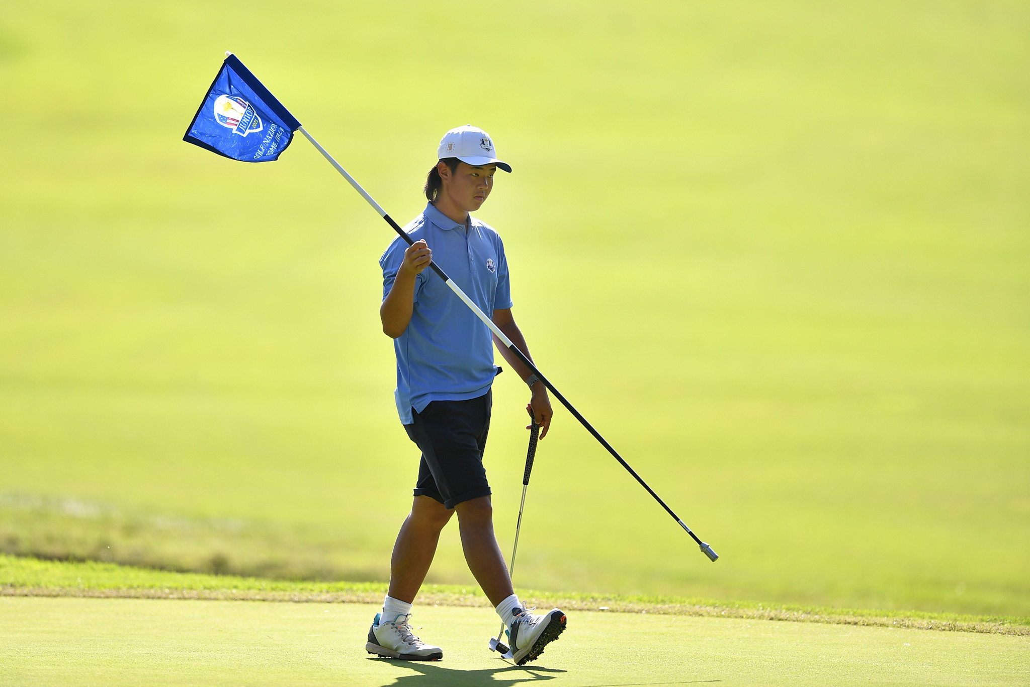 British talented teenager Kim will make his PGA Tour debut at the age of 16. GETTY IMAGES