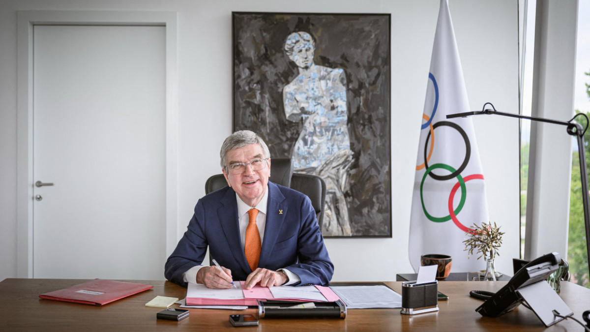 Thomas Bach is the president of the International Olympic Committee (IOC). GETTY IMAGES