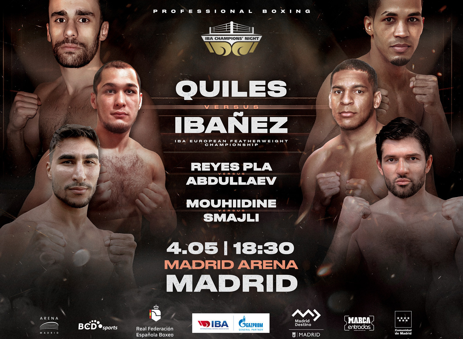 IBA Boxing Champions Night in Madrid. IBA
