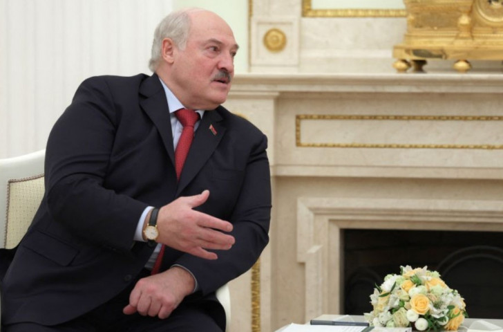Belarus leader Lukashenko urges his athletes to "beat their competitors in Paris. GETTY IMAGES