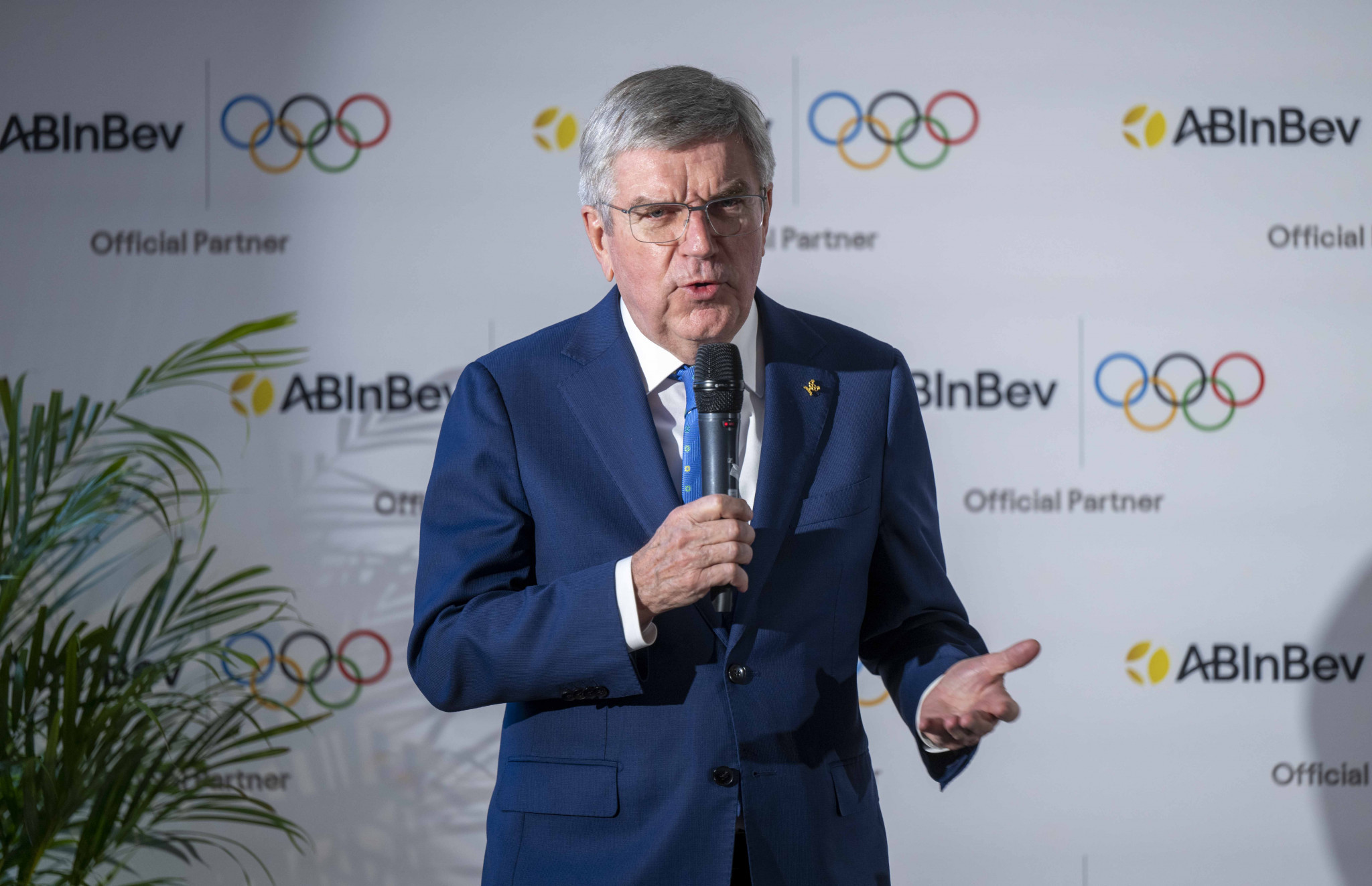 IOC President Thomas Bach took part in his final board meeting before the Olympic Games in Paris. GETTY IMAGES