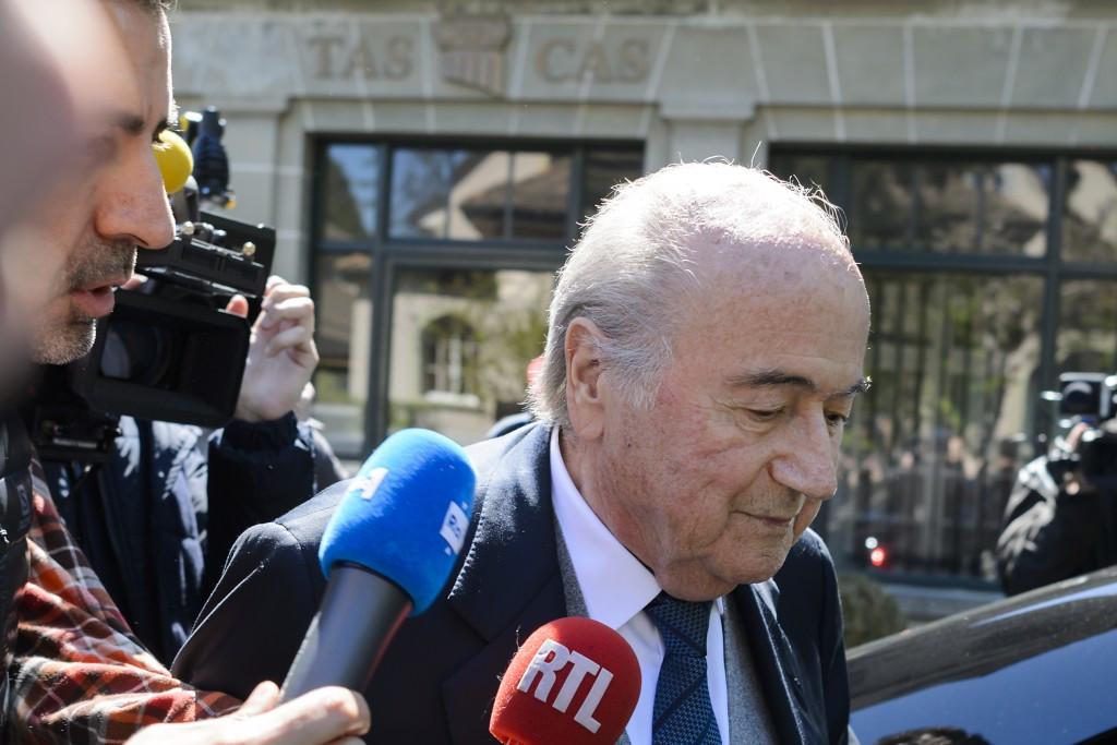 Former FIFA President Sepp Blatter appeared as a witness today