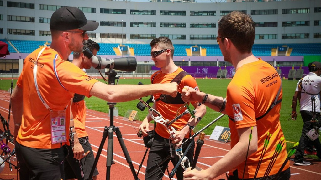The Netherlands won a shoot-off against India to reach the men's recurve gold medal clash
