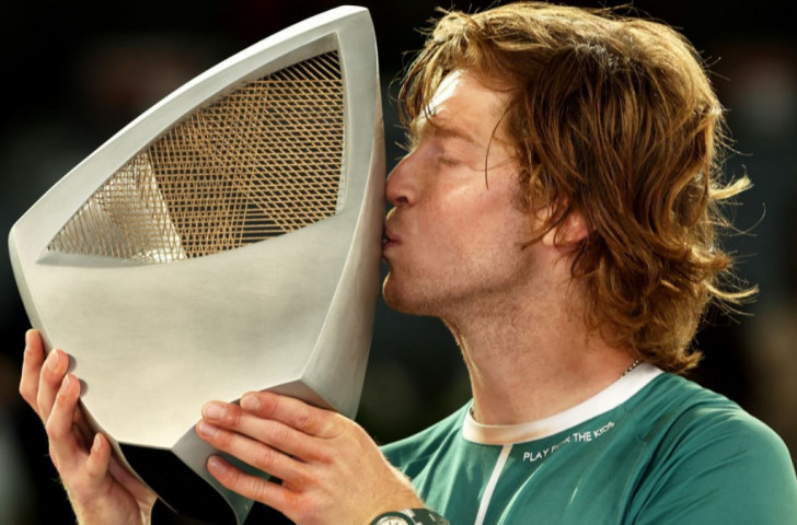 Rublev, despite being 'almost dead', wins Madrid Open against Auger-Aliassime. GETTY IMAGES