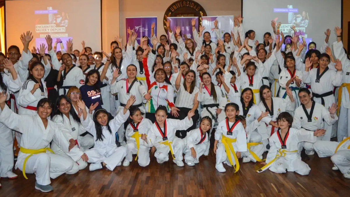 First Meeting of Women and Sports of Taekwond in Bolivia. PATU