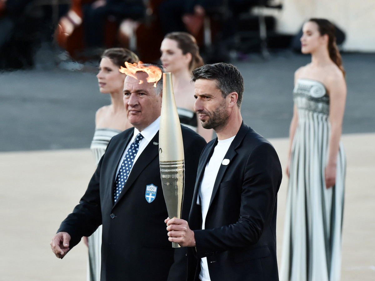 Paris 2024 Torch Relay: Olympic flame set for France arrival. GETTY IMAGES