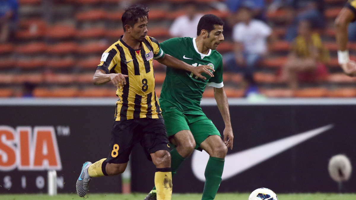 Safiq Rahim (L) escaped injury in the latest attack on a high-profile Malaysian footballer. GETTY IMAGES