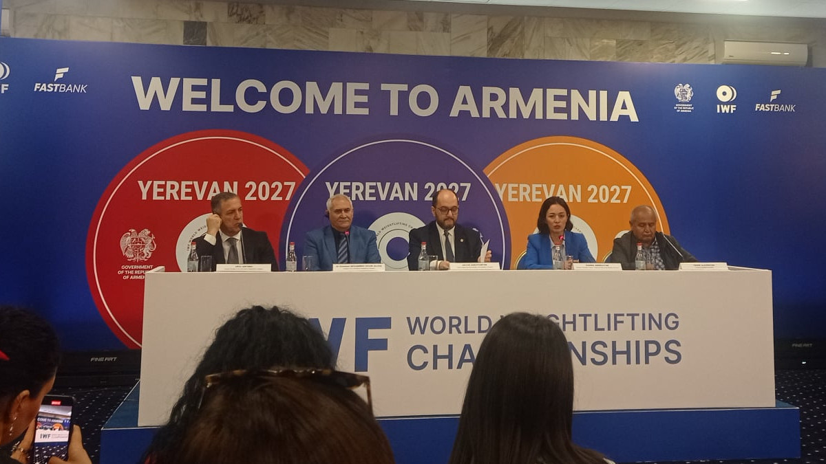 From left to right - Antonio Urso, Mohammed Jalood, Arayik Harutyunyan, Zhanna Andreasyan, Pashik Alaverdyan. RAFAEL KHALATYAN/ITG